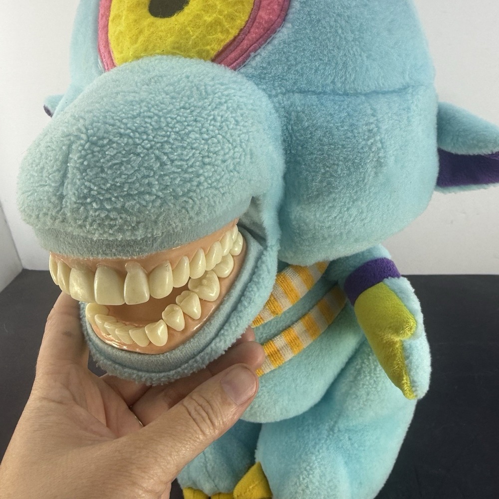 Dental Teaching Puppet Plush Cyclops Alien Monster Tooth Brushing Education Aid - Picture 4 of 11